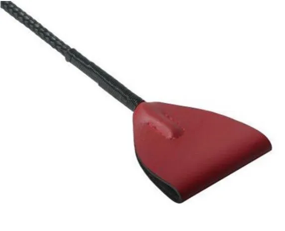 Leather Riding Crop (Red)