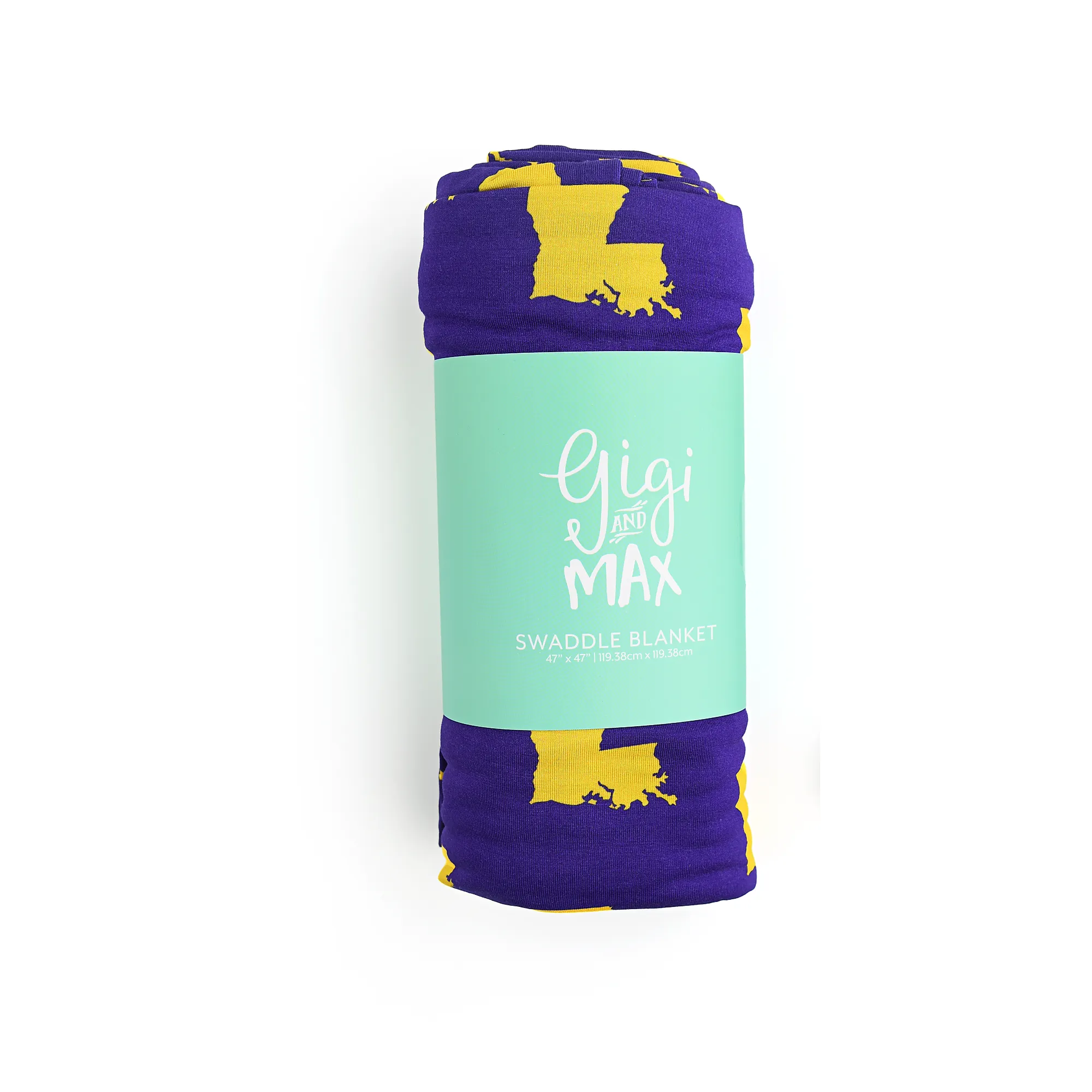 Louisiana Purple & Gold SWADDLE