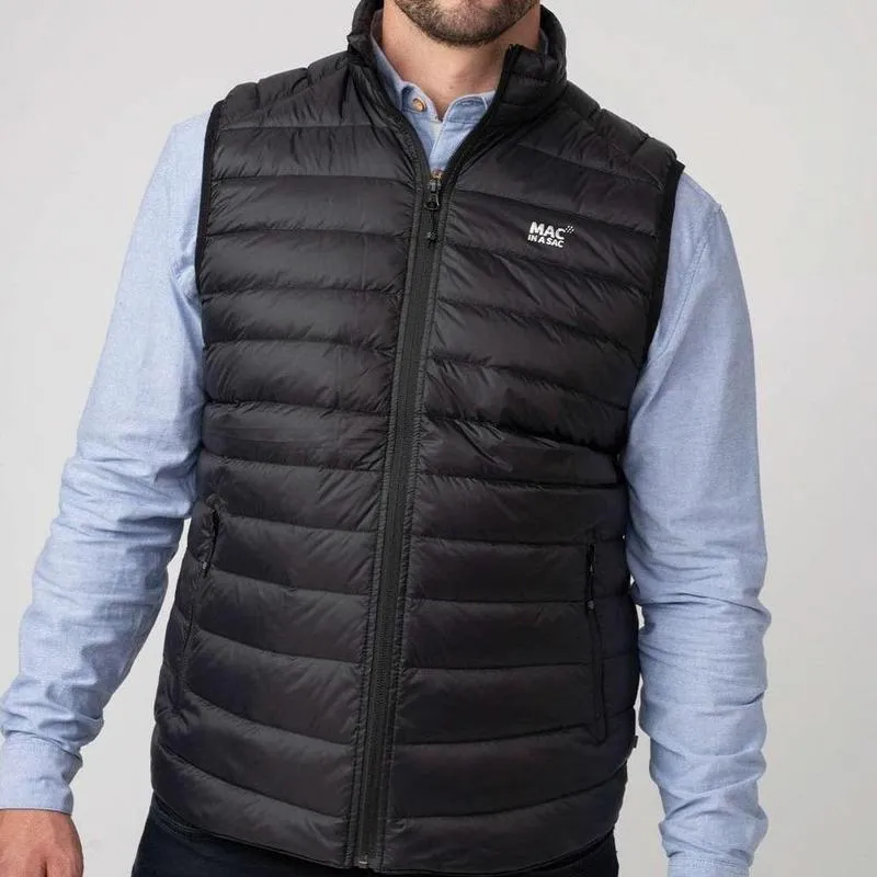 Mac In A Sac Alpine Down Mens Gilet - Black