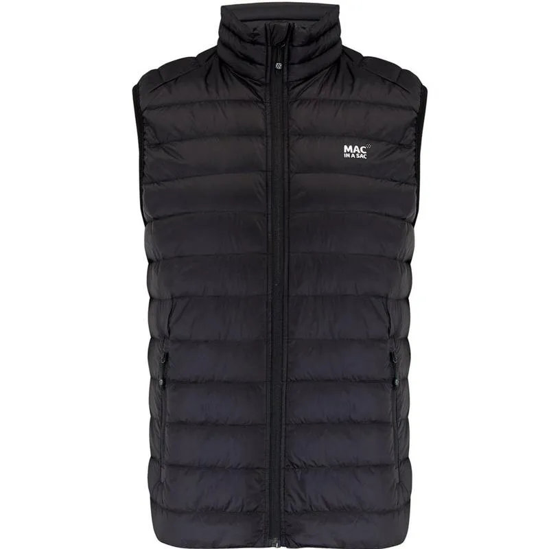 Mac In A Sac Alpine Down Mens Gilet - Black