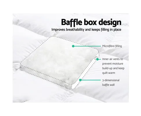 Mattress Topper - Micro Fibre -  King