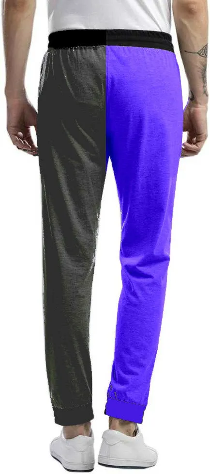 Men Embellished Red/Blue/Black Track Pants (Pack of 1)