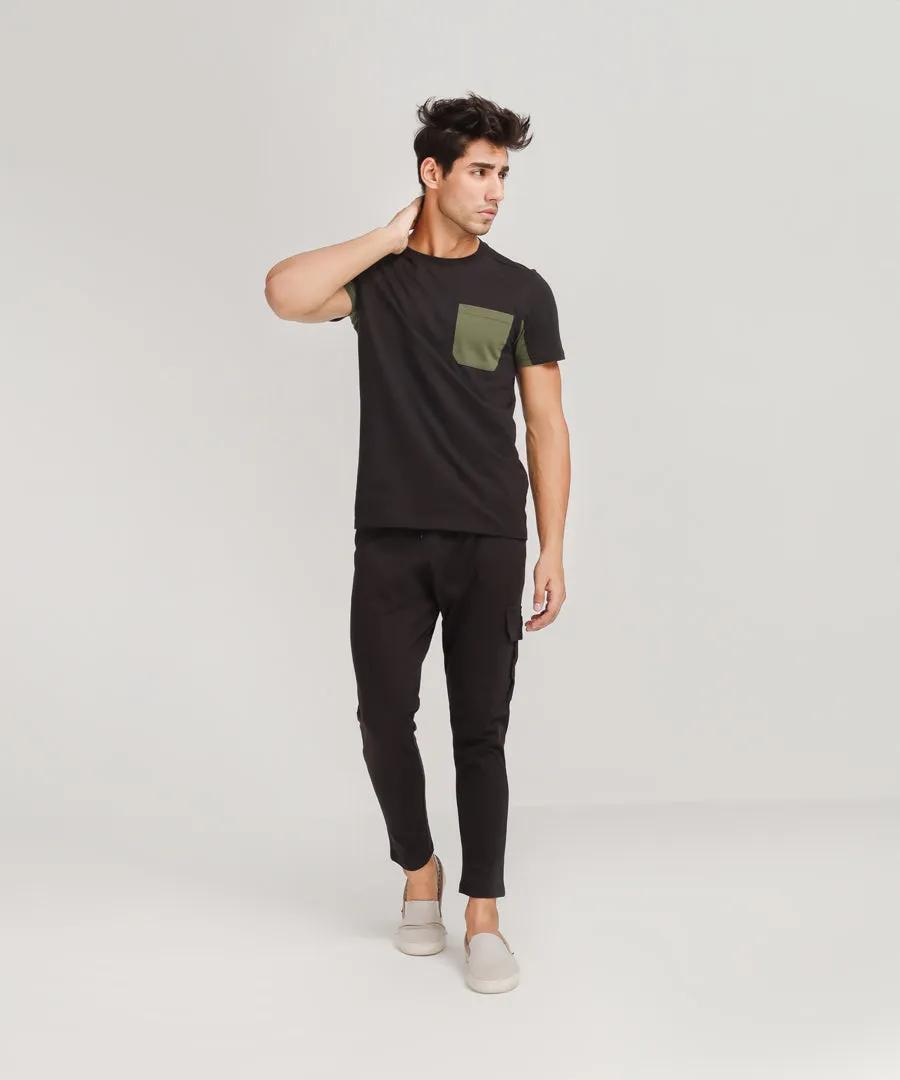 Men's Contrast Athleisure Set