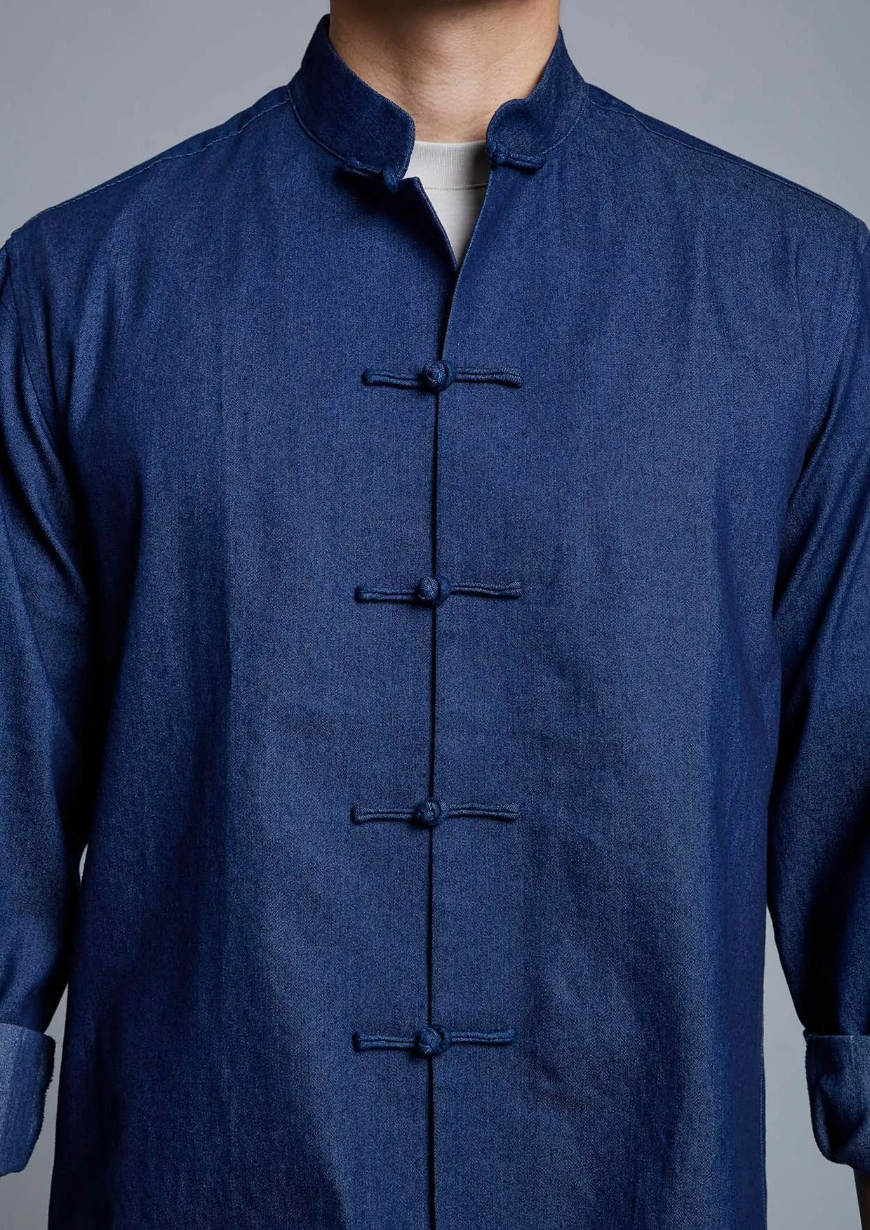 Men's Denim Tang Shirt (Navy)