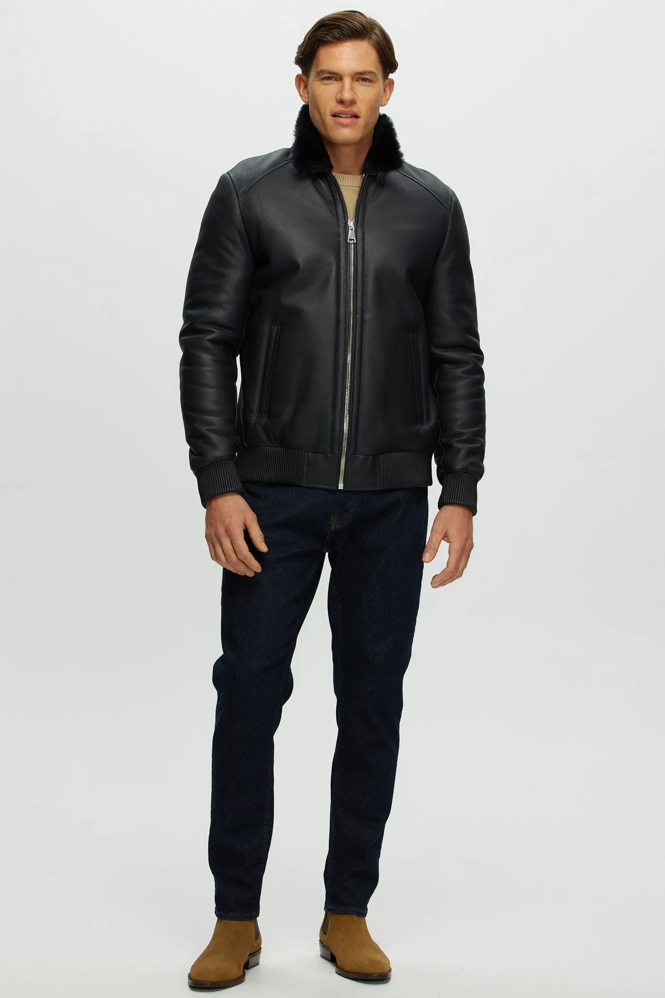 Men's Merino Shearling Lamb Jacket