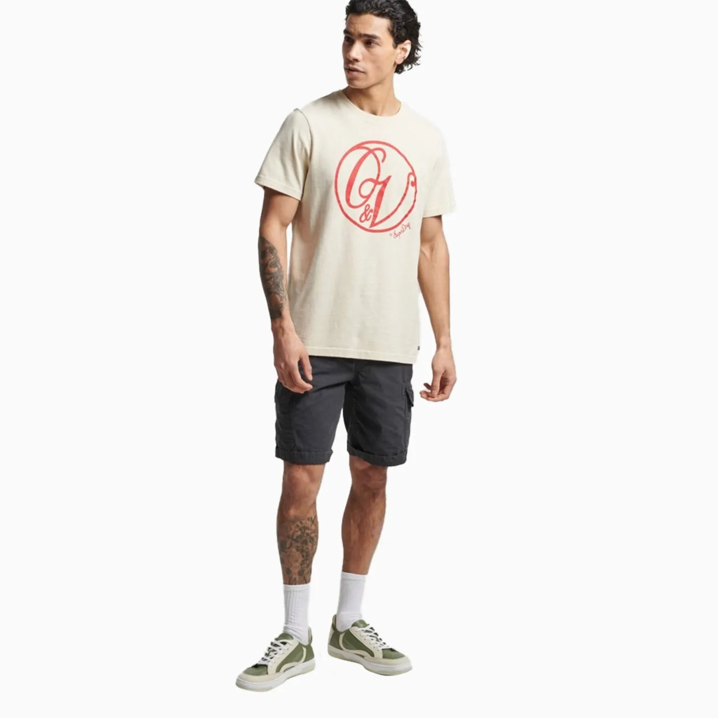 Men's Vintage OV Monogram T Shirt