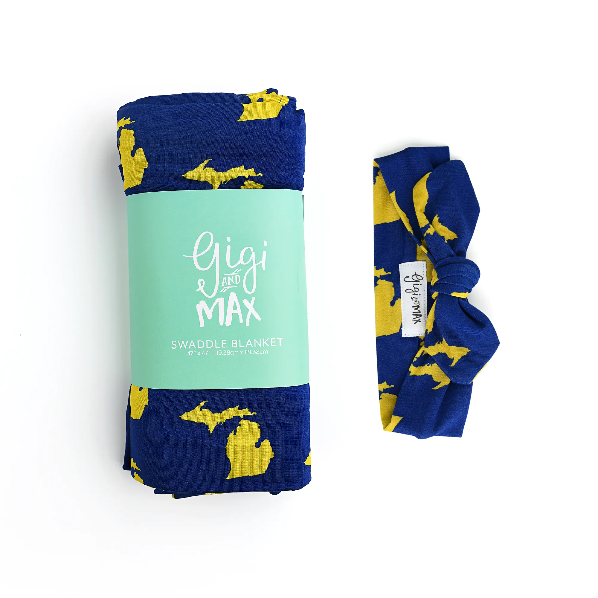 Michigan Blue & Maize SWADDLE