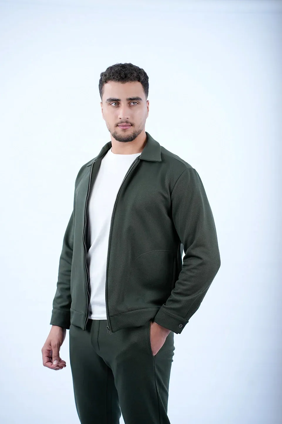 Military Jacket With Side Pocket