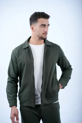 Military Jacket With Side Pocket