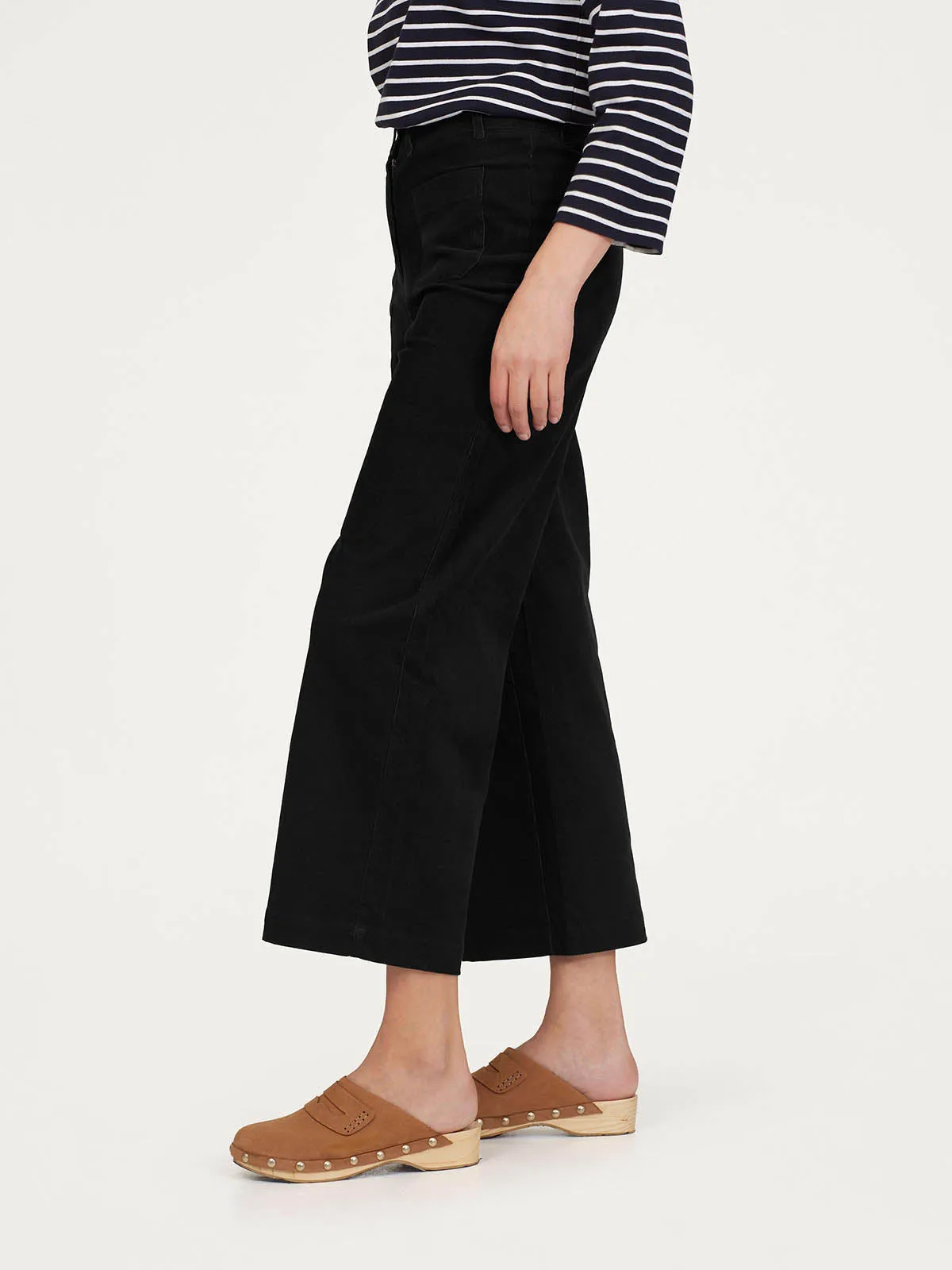 Milou Organic Cotton Corduroy Wide Leg Culottes