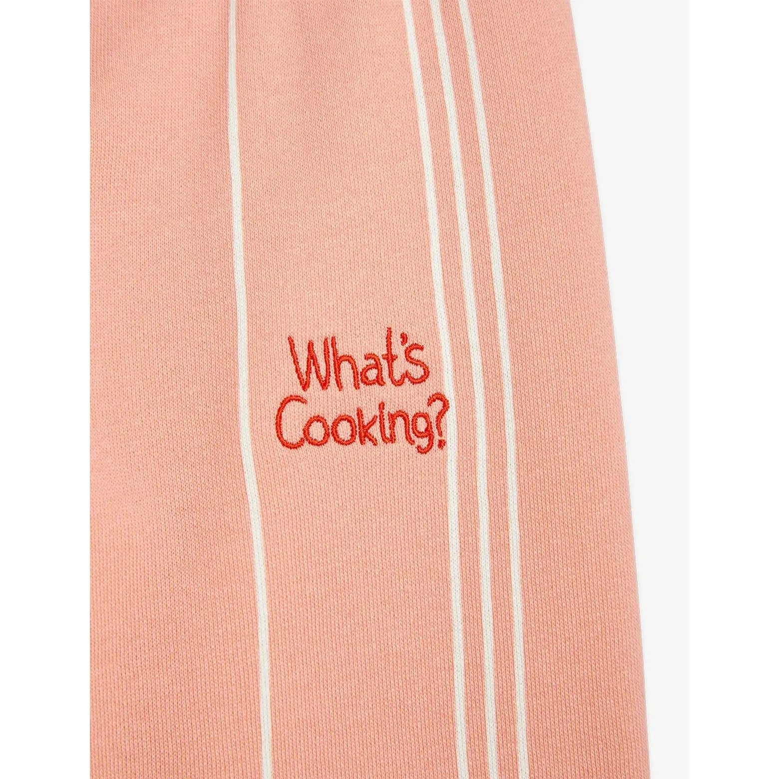 MINI RODINI - What´s Cooking Embroidered Sweatpants - Pink