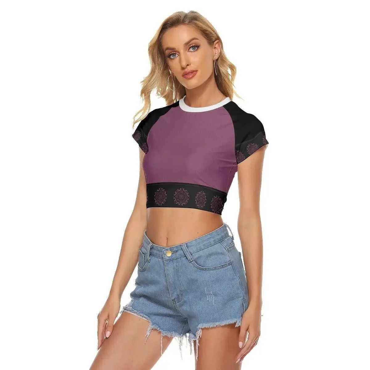 Misha Women's Raglan Crop Top