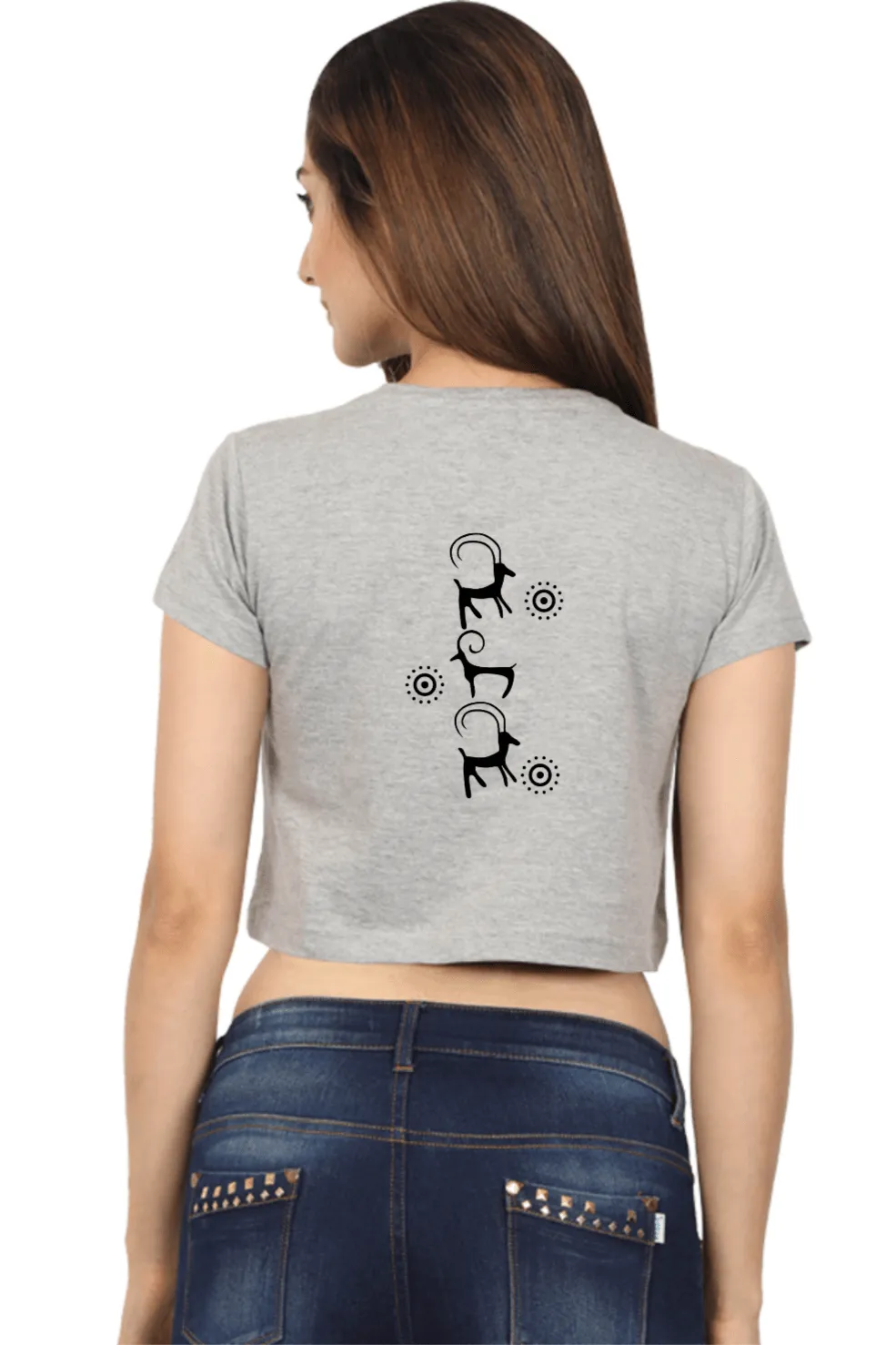 Mountain Goat Crop Top C06