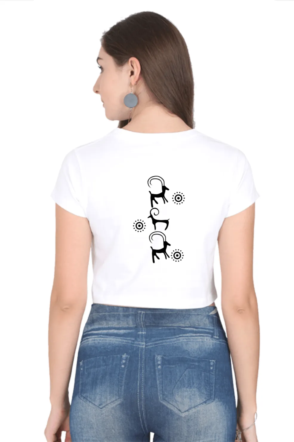 Mountain Goat Crop Top C06