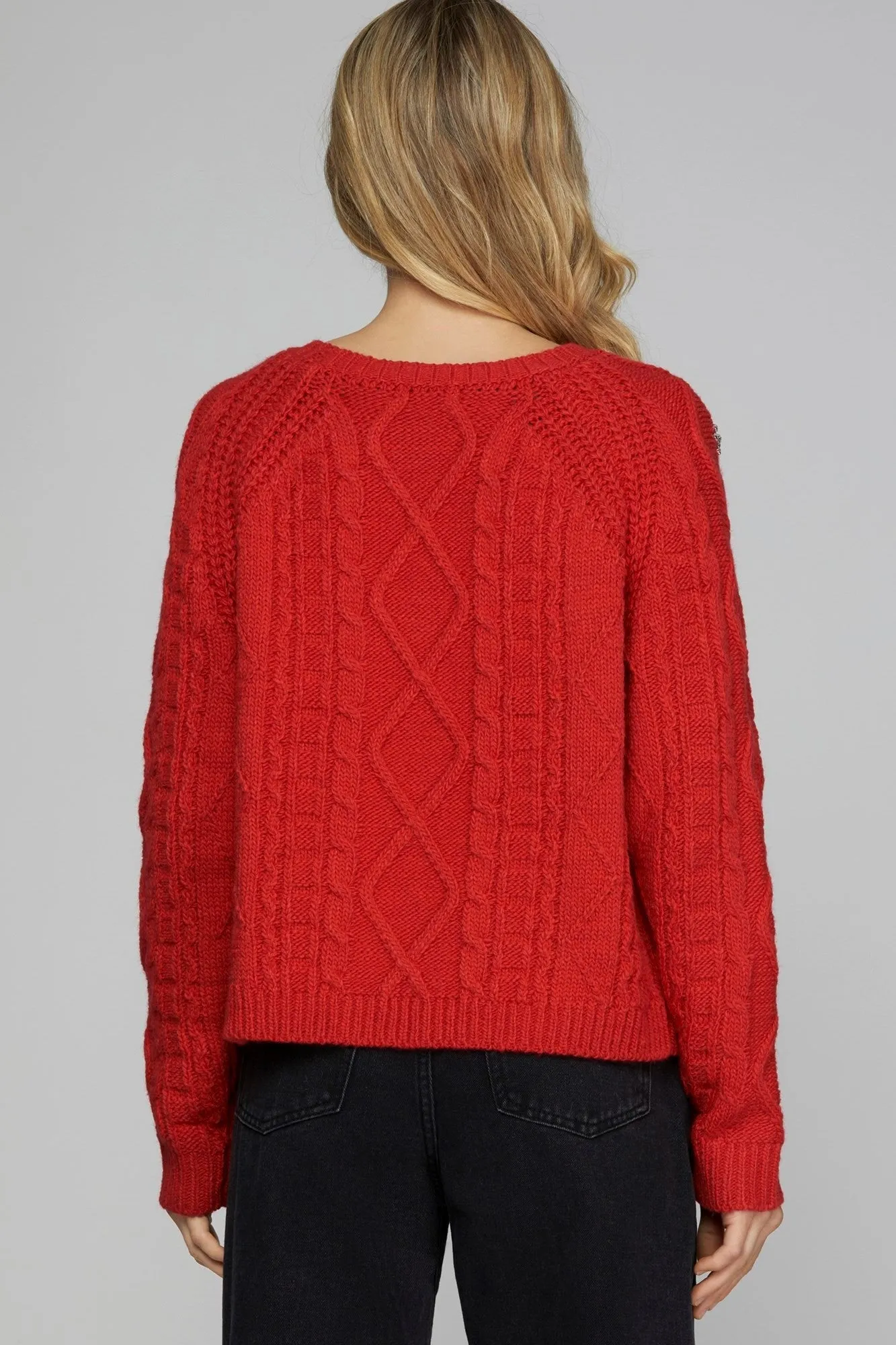 Naughty Sweater - Red