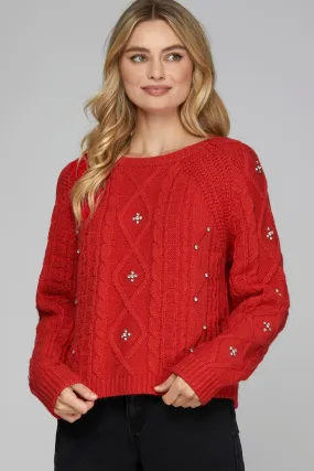 Naughty Sweater - Red