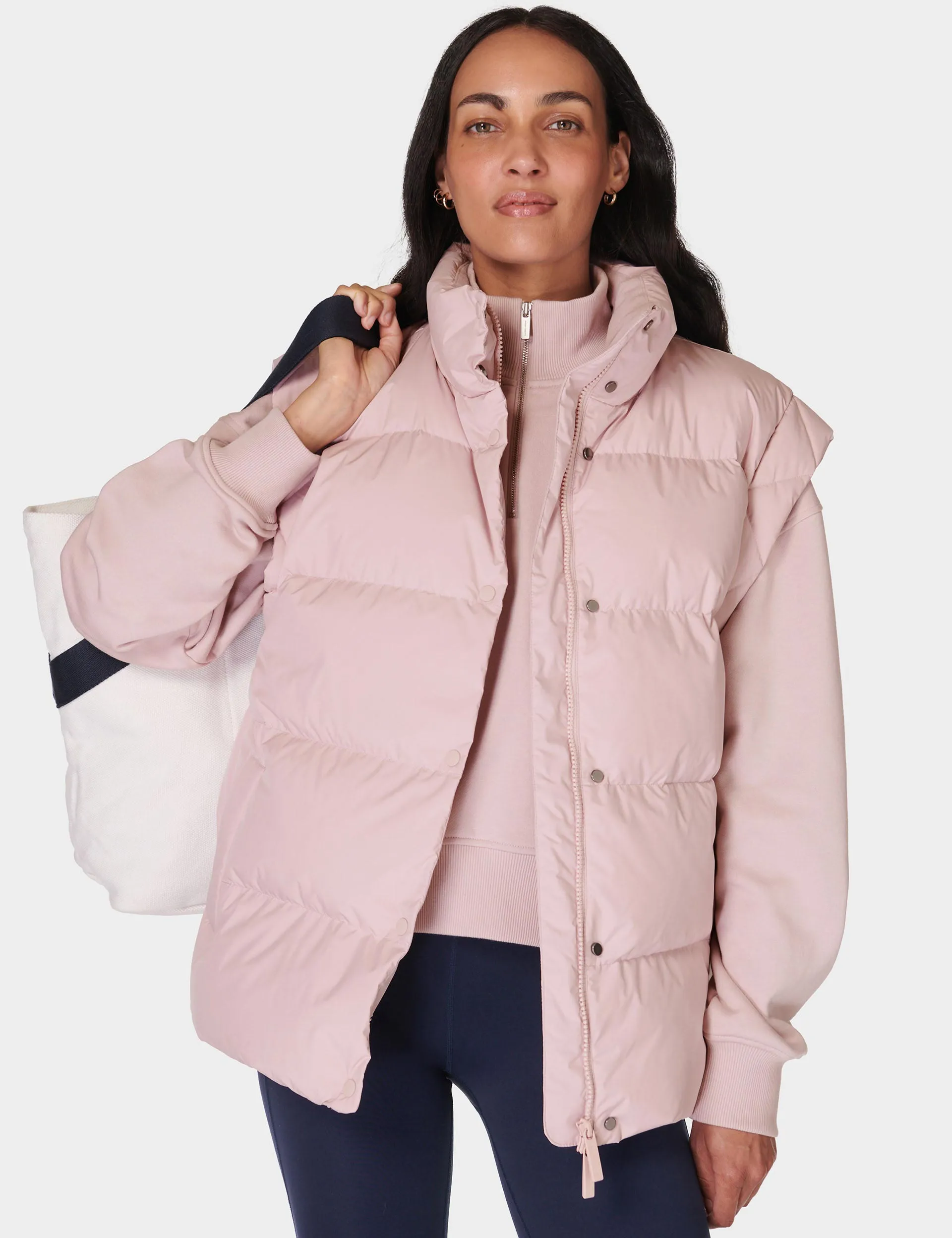 Nimbus Puffer Gilet - Pirouette Pink