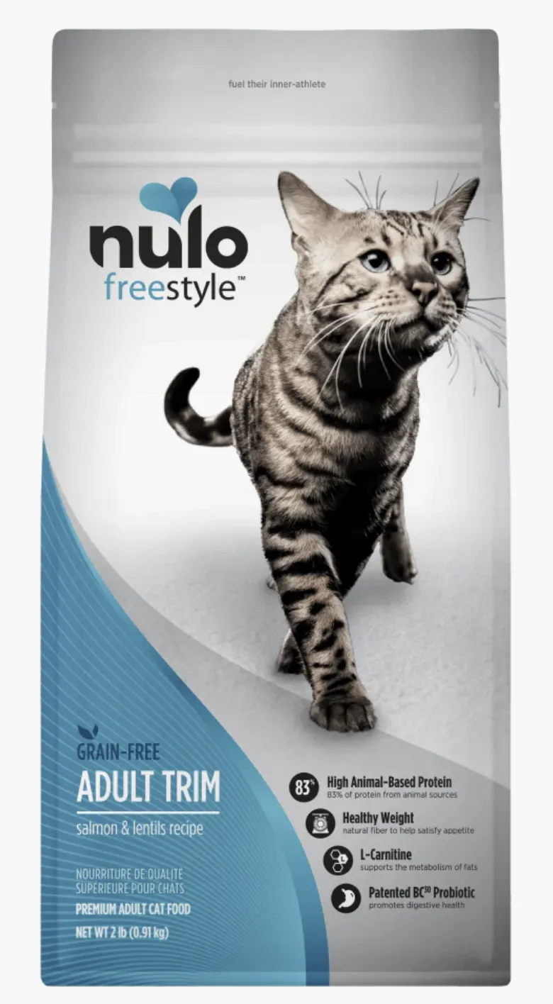 Nulo Cat FreeStyle High-Protein Kibble Trim Salmon & Lentils Recipe