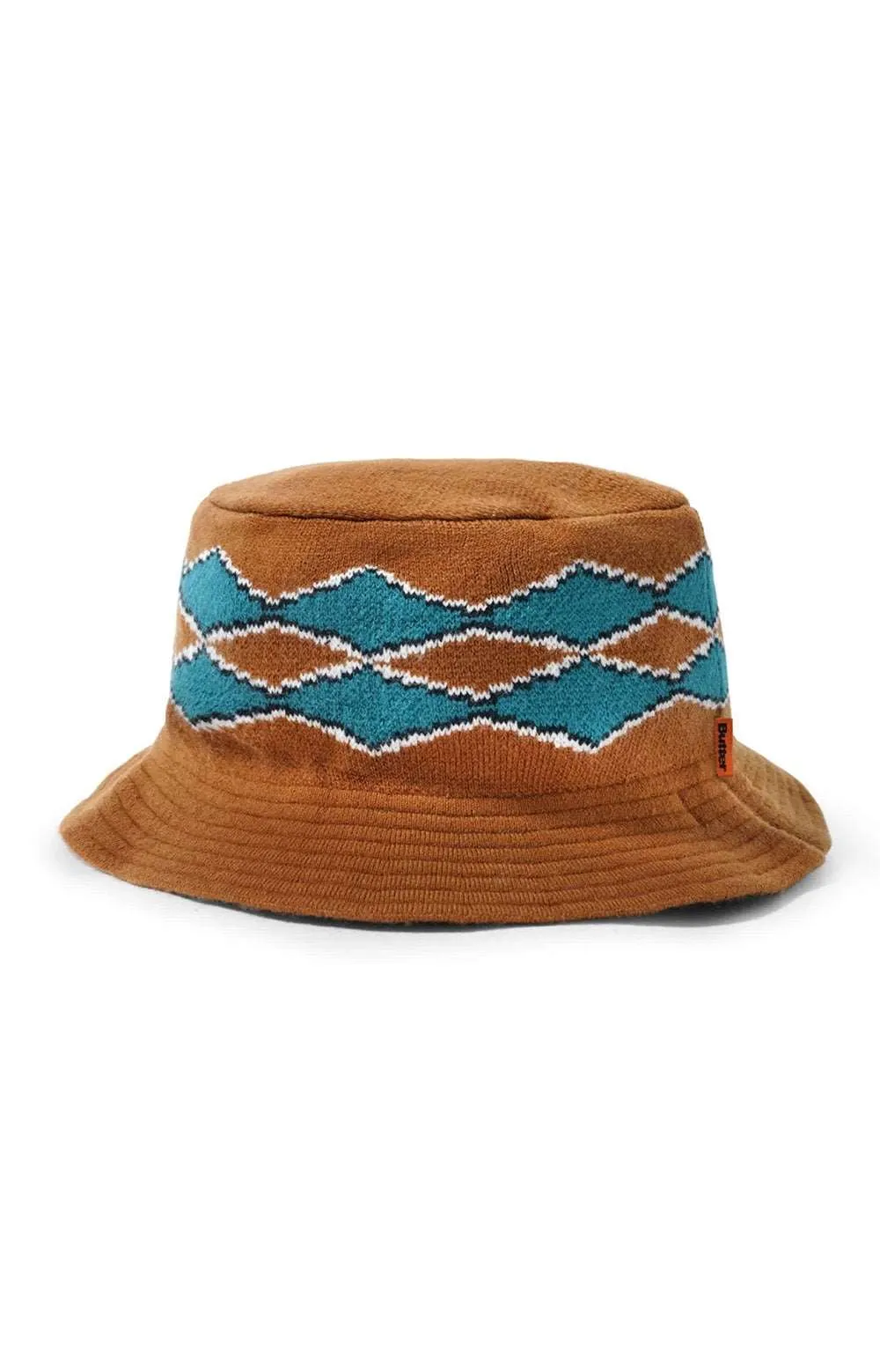 Nutmeg Diamond Knit Bucket Hat