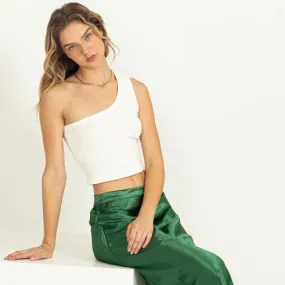 One-Shoulder Crop