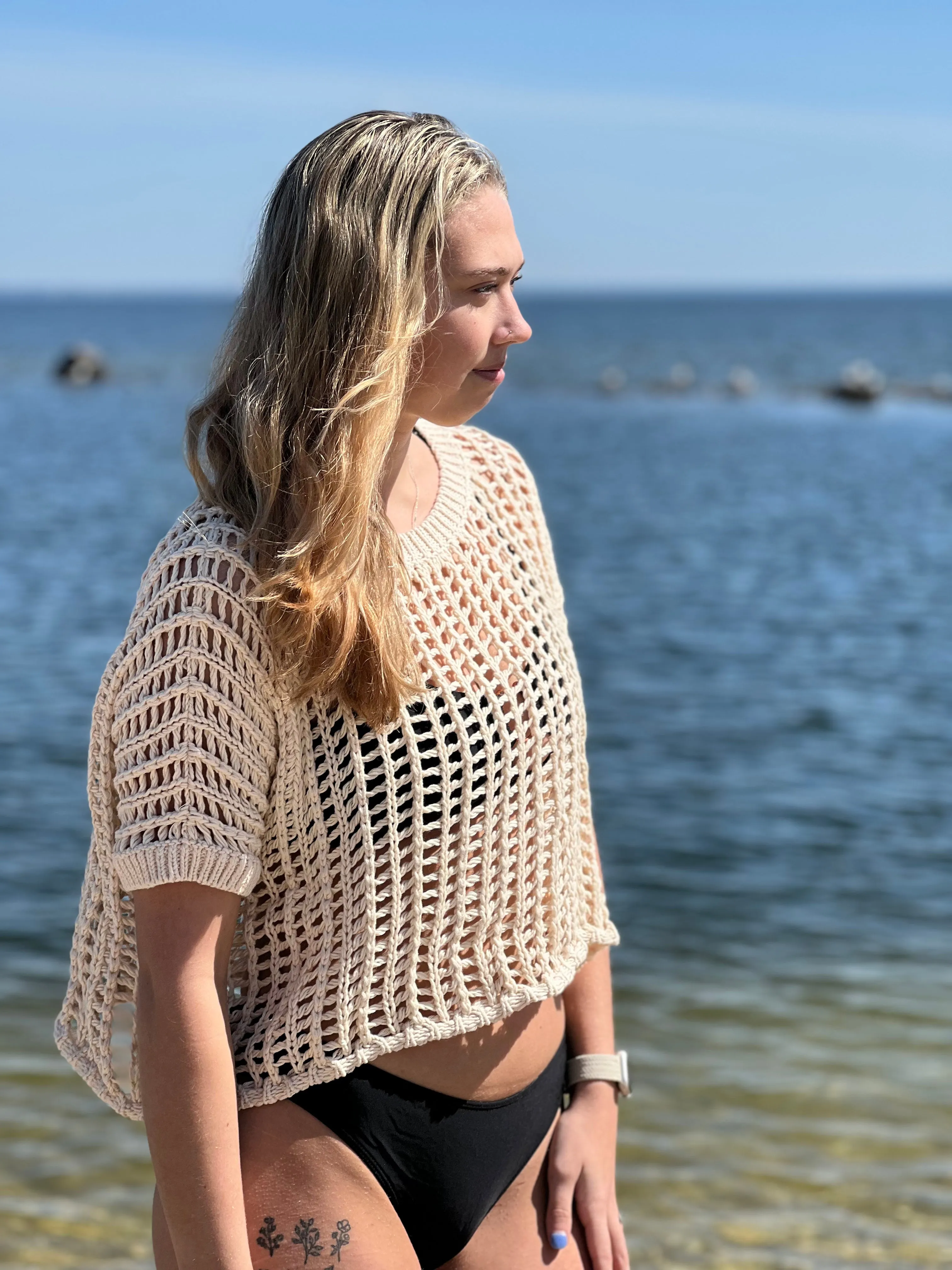 Open Weave Sweater