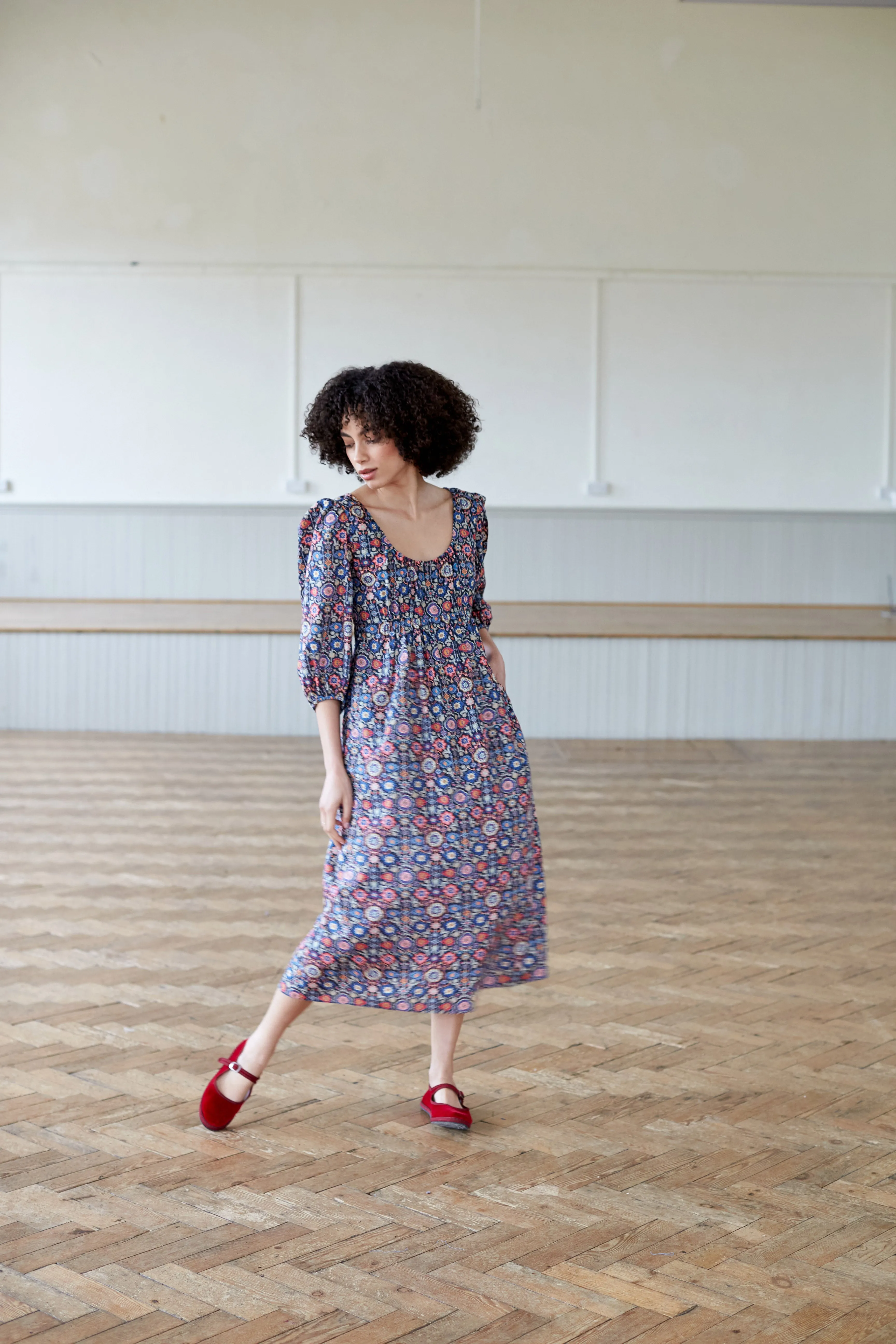 Pavilion Tapestry Dress Made with Liberty Fabric