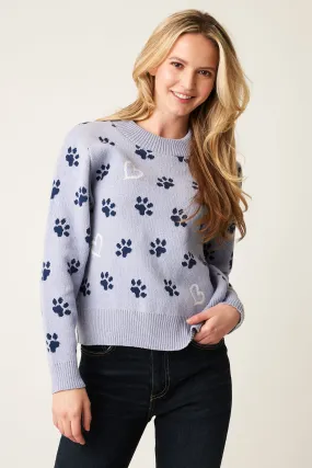 PAW PRINT SWEATER