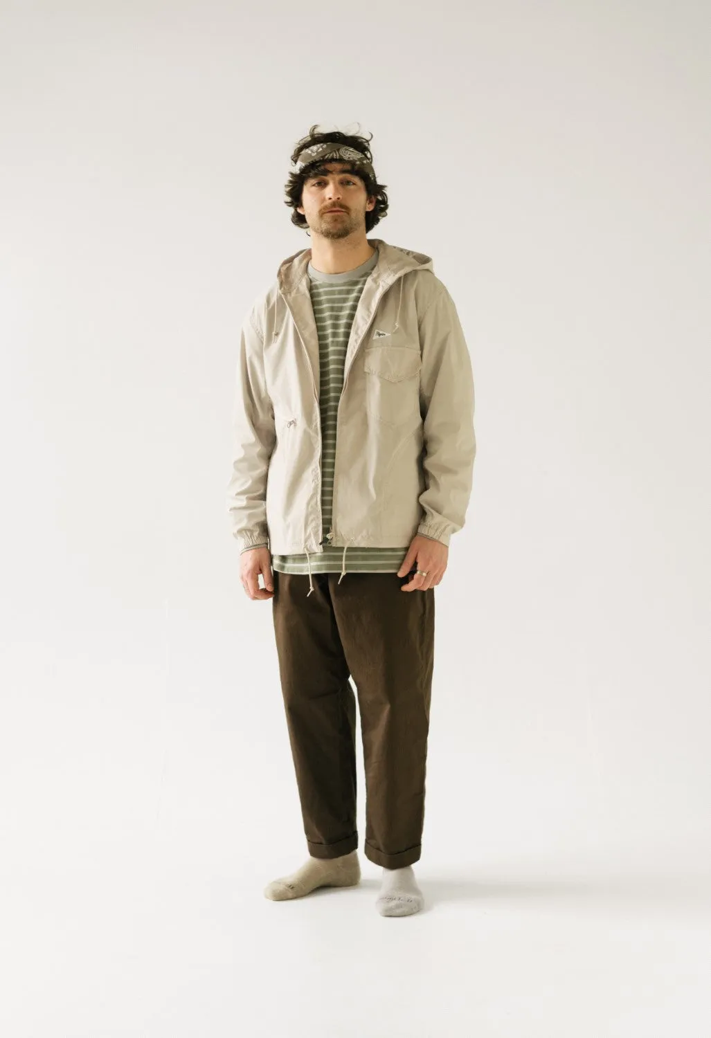 Pilgrim Surf   Supply Men's Russel Zip Parka - Cloud