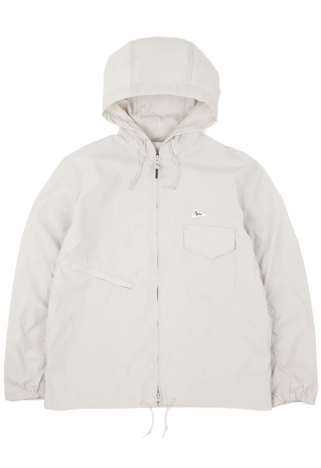 Pilgrim Surf   Supply Men's Russel Zip Parka - Cloud