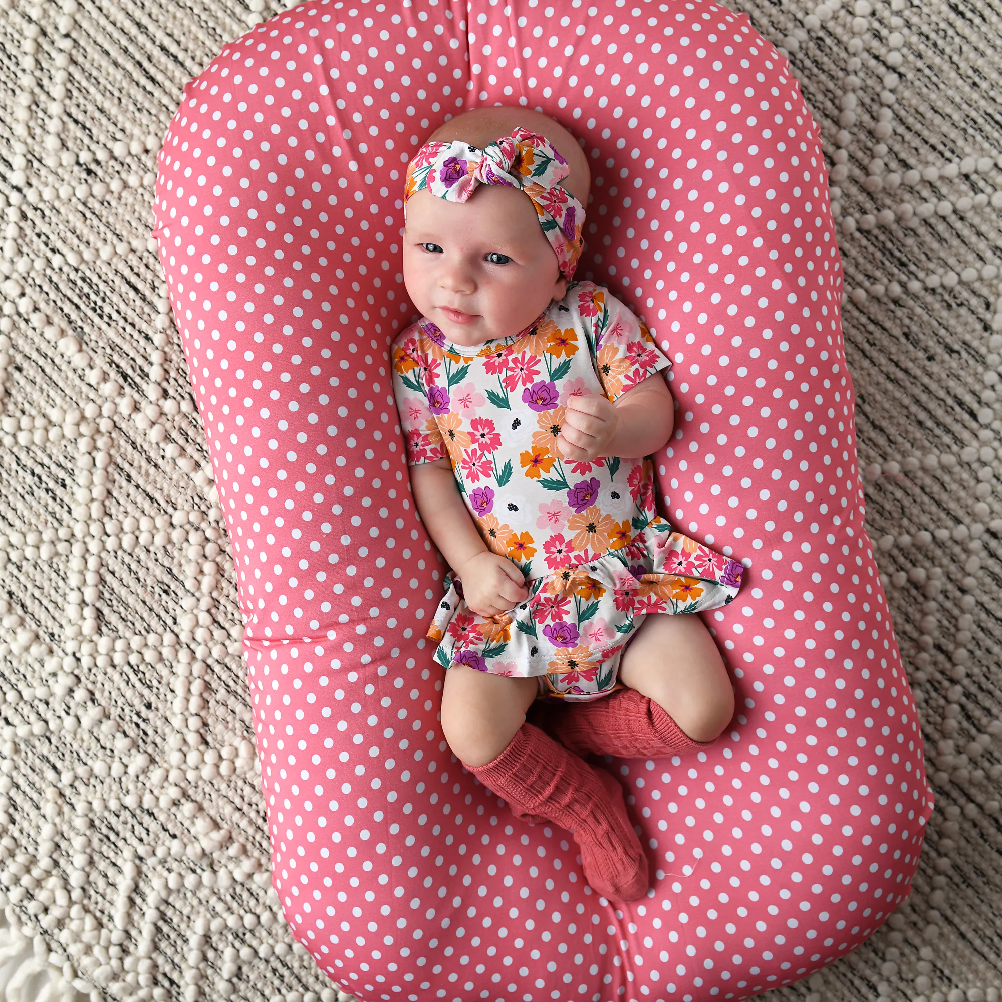 Pink Polka Dot SWADDLE