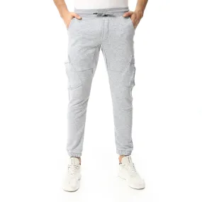 Plain Men's Sweatpants - Comfortable and Versatile Loungewear_ Gray