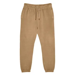 Premium Streetwear Cuffed Sweatpants - Saddle Brown