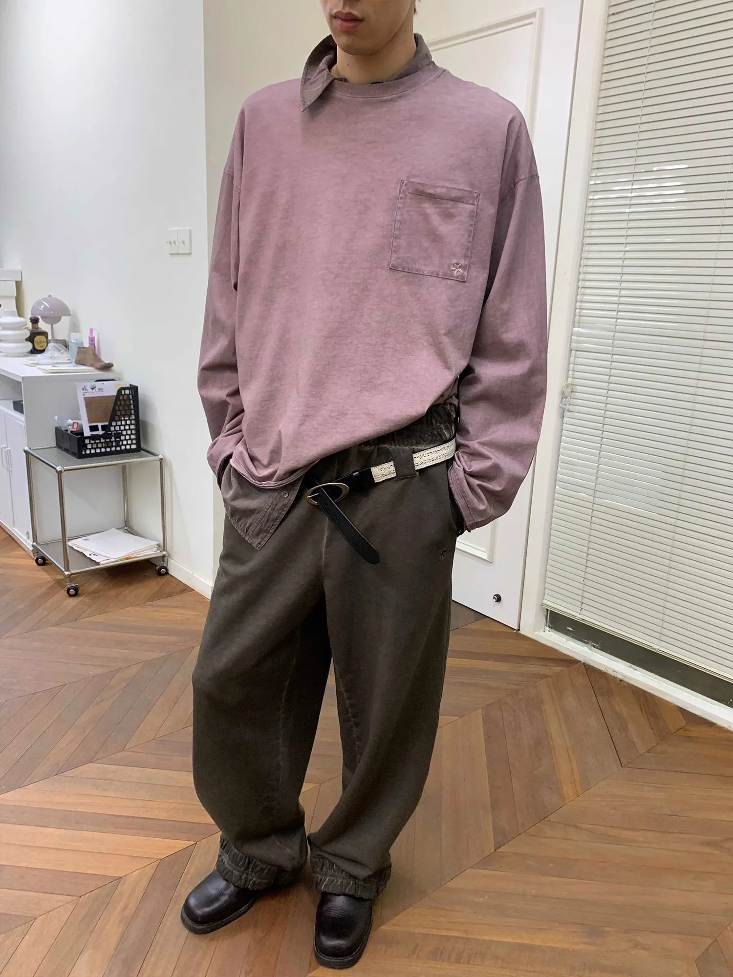 Processed Pleats Sweatpants