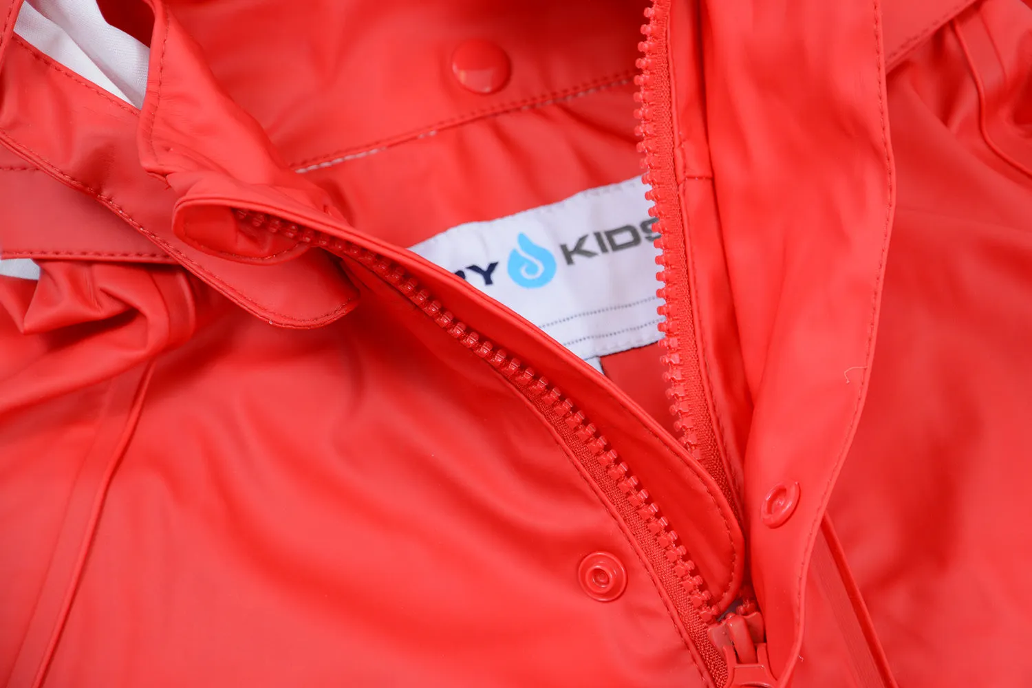 PU Splash Red Jacket & Dungaree Set