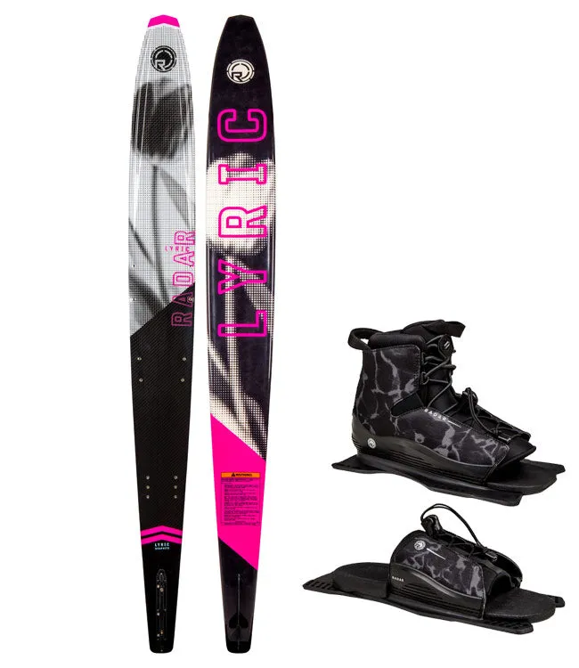 Radar Lyric Graphite Slalom Ski with Lyric Boot & RTP (2023)