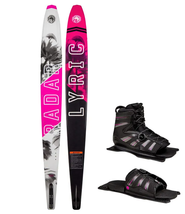 Radar Lyric Slalom Ski with Lyric Boa Boot & RTP (2023)