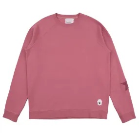 Raglan Star Sweat - Dusty Pink