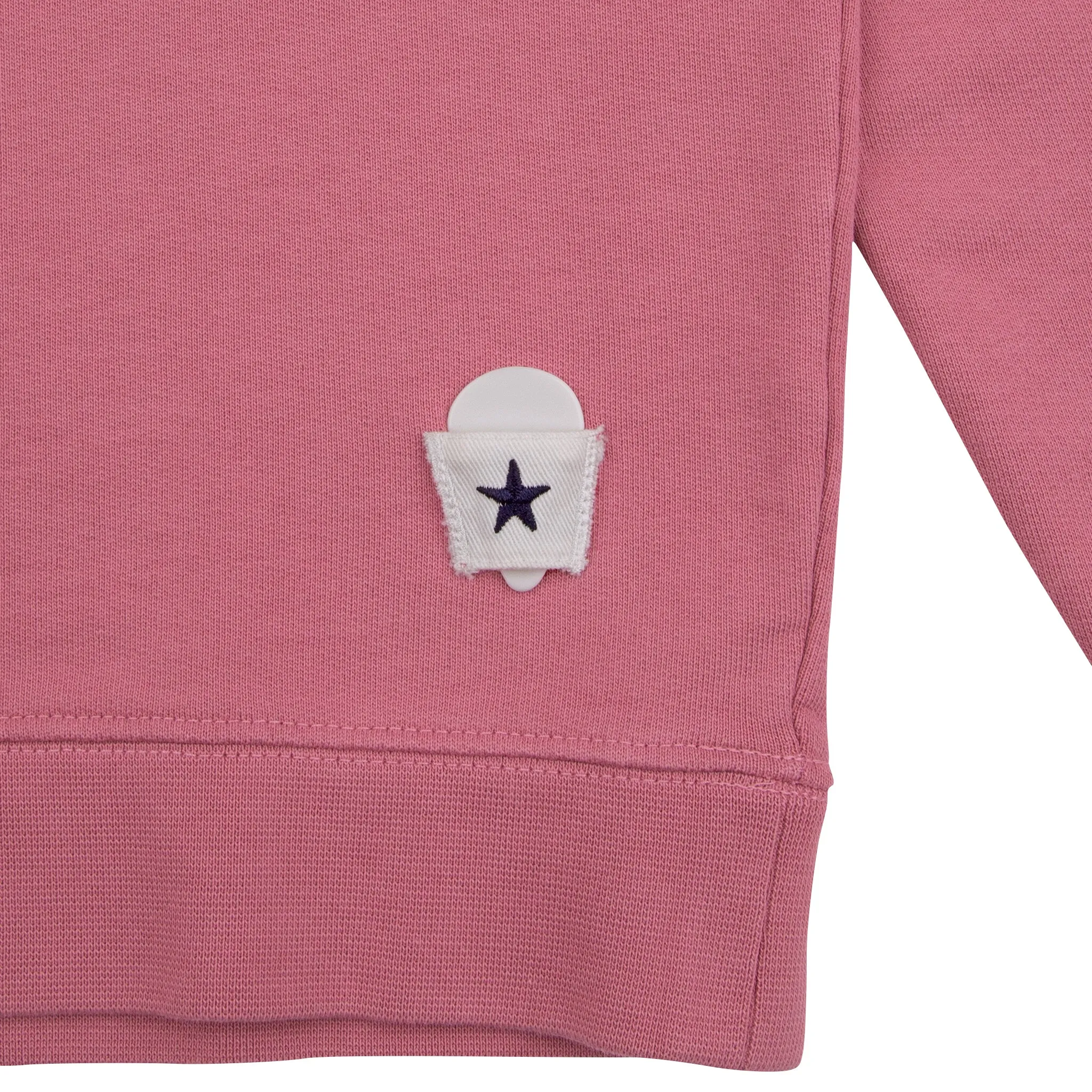 Raglan Star Sweat - Dusty Pink