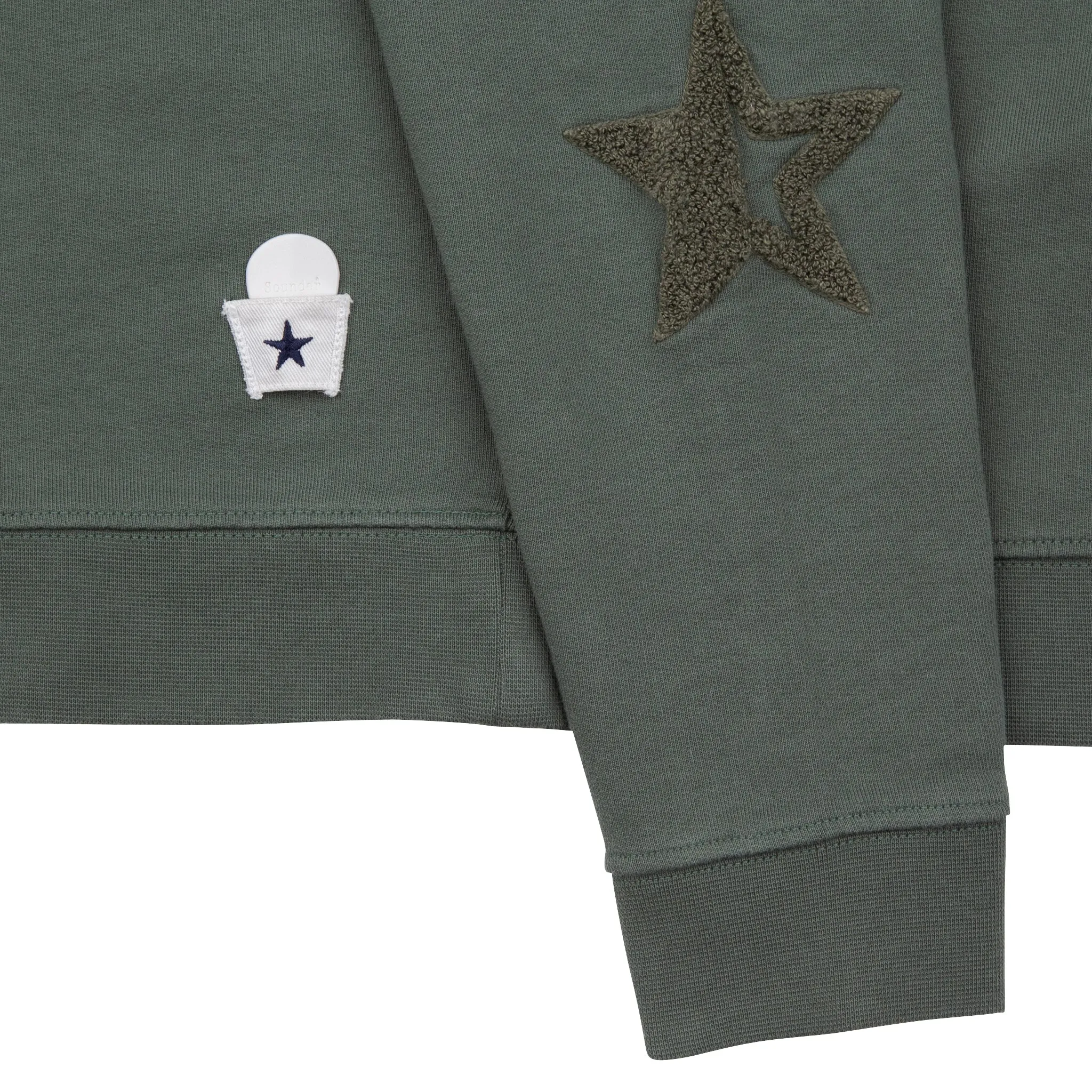 Raglan Star Sweat - Olive