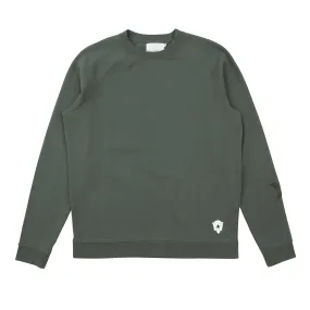 Raglan Star Sweat - Olive