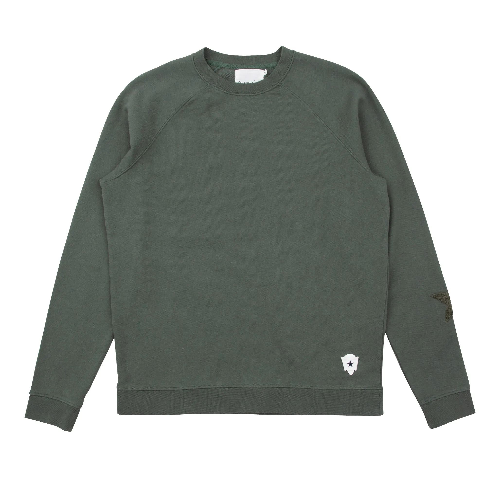 Raglan Star Sweat - Olive