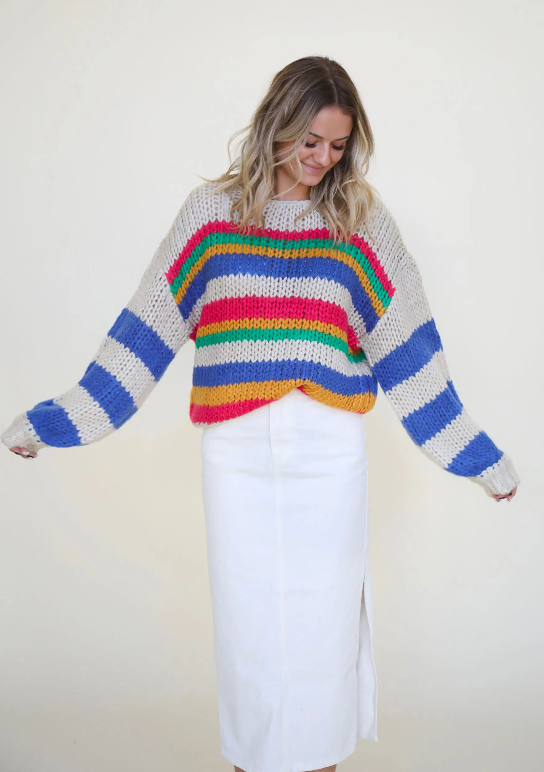 Rainbow Bright Sweater