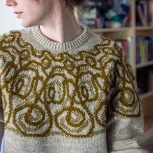 Recursion Sweater by Indigo Knits in Rambler