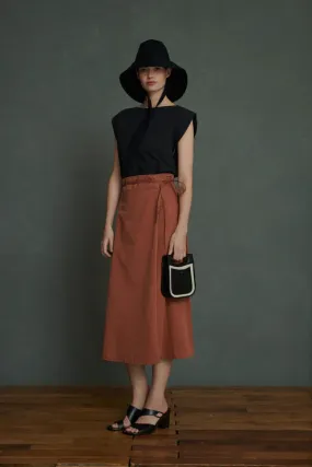 Reine Skirt: Terracotta