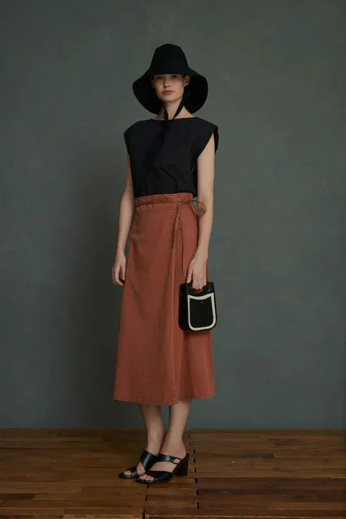 Reine Skirt: Terracotta