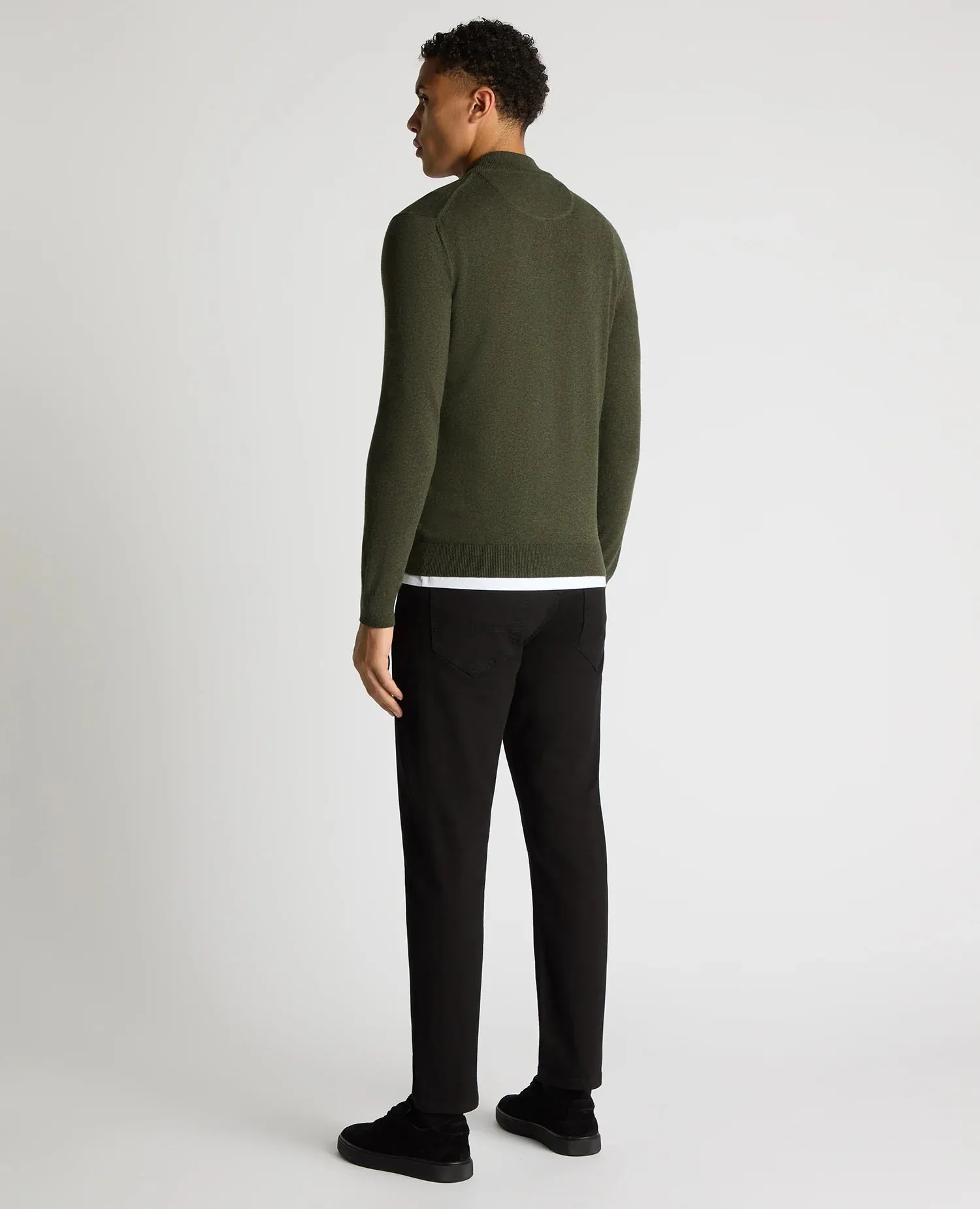 Remus Half Zip Sweater - Khaki