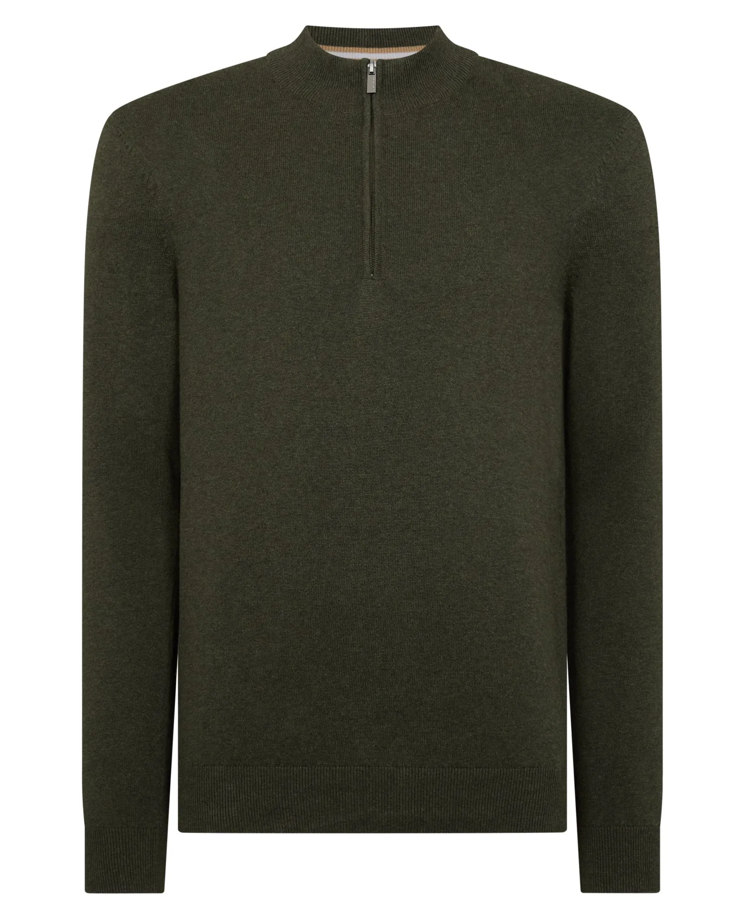 Remus Half Zip Sweater - Khaki