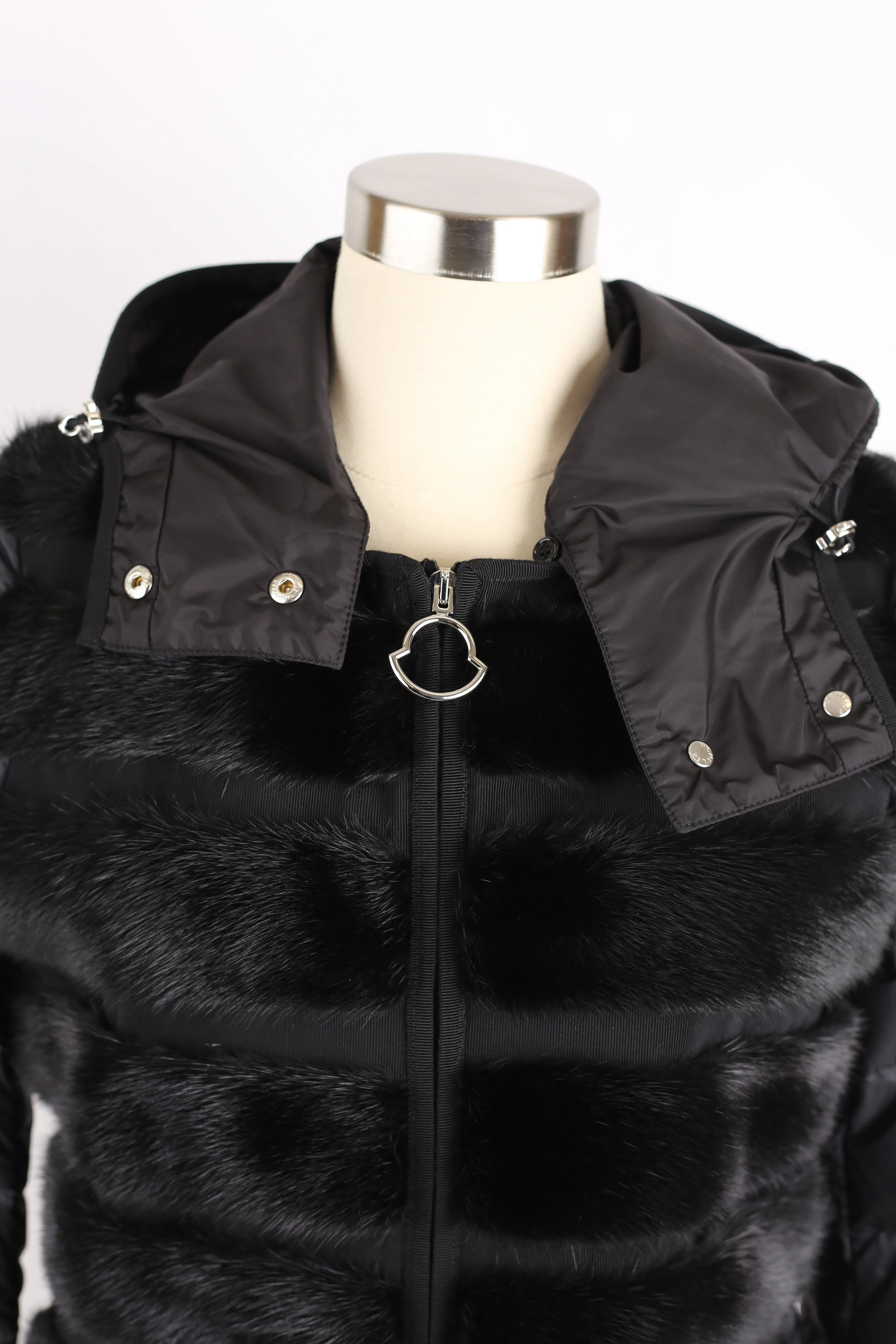 Riga Mink Front Down Jacket