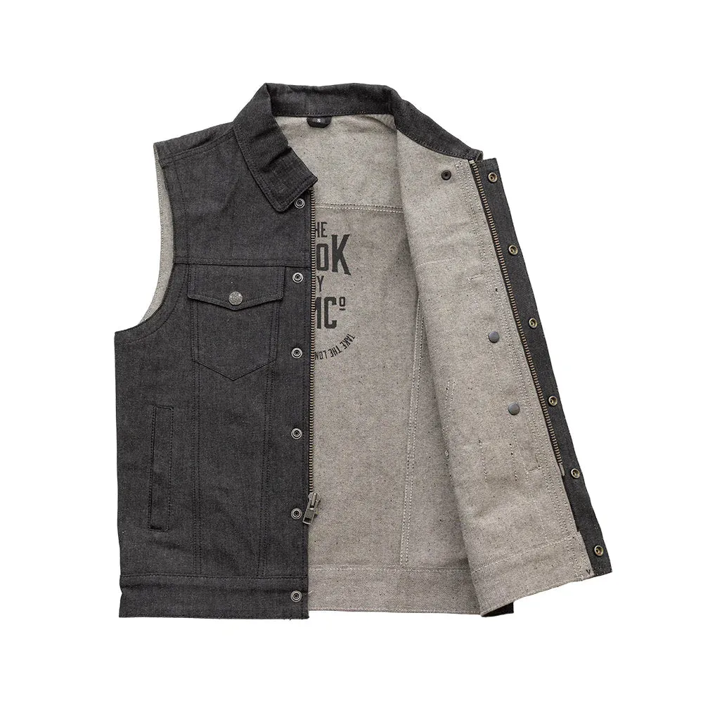 Rook - Vest Only - Men's Motorcycle Denim Vest