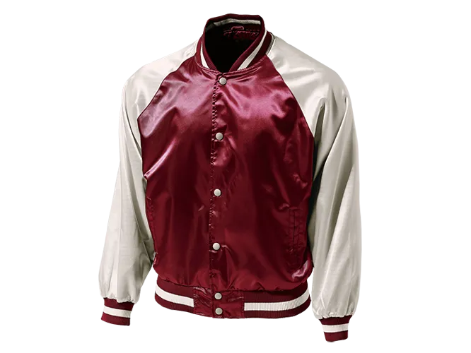 Satin Baseball Jacket